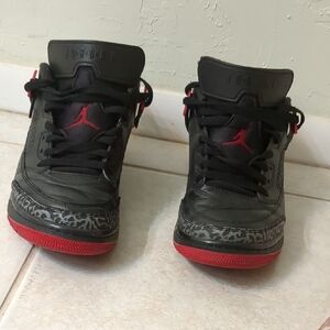 Nike Air Jordan Spizike Low Bred Black Gym Red